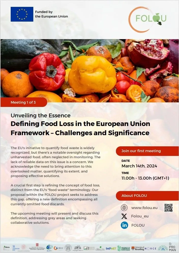 Defining Food Loss in the European Union Framework – Challenges and Significance